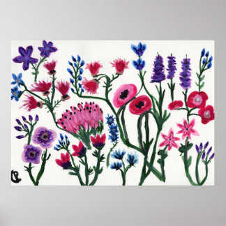 Wildflowers Poster