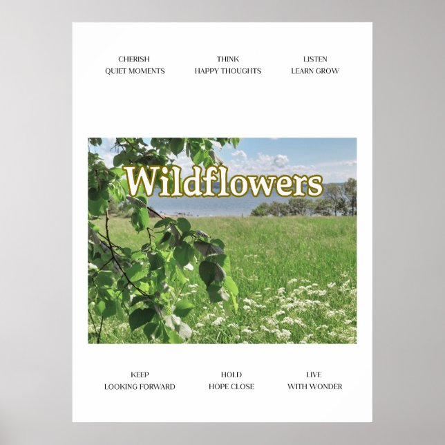 Wildflowers Poster (Front)