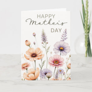 Wildflowers Pressed Card