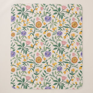 Wildflowers Sherpa Blanket