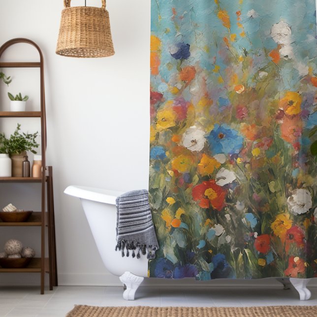 Wildflowers Shower Curtain (Creator Uploaded)