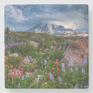 Wildflowers Stone Coaster
