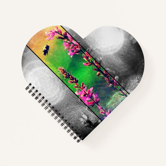 Wildflowers Stripe   Notebook (Front)