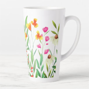 Wildflowers Sublimation Latte Mug