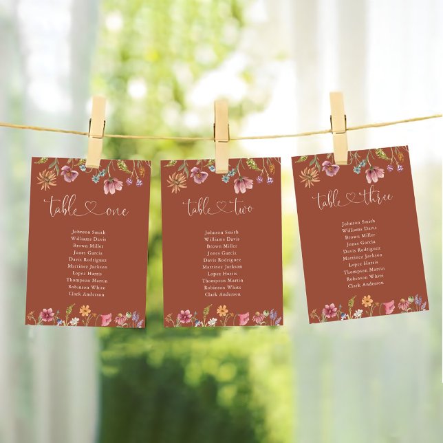 Wildflowers Table Number 1 Seating Chart (Creator Uploaded)