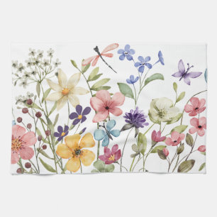 Wildflowers Tea Towel