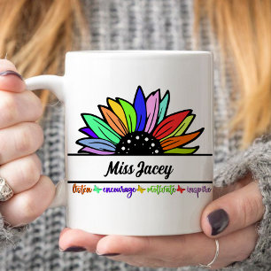 Wildflowers Teachers Appreciation, custom teacher  Coffee Mug