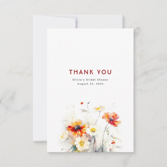 Wildflowers Thank You (Front)