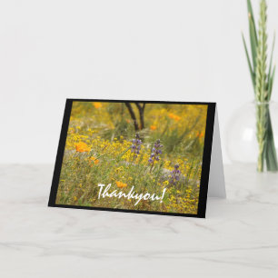 Wildflowers Thankyou! Card
