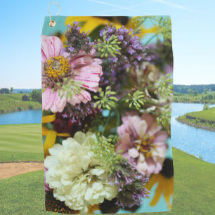 Wildflowers Upload Your Own Photo Custom Picture Golf Towel