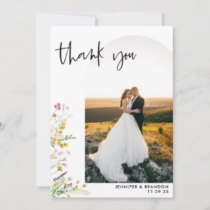 Wildflowers Wedding Arch Photo Thank you