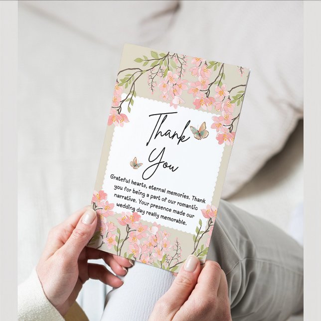 Wildflowers wedding  thank you card (Creator Uploaded)