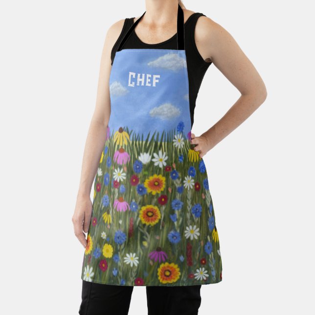 Wildflowers with Daisies Apron (Insitu)