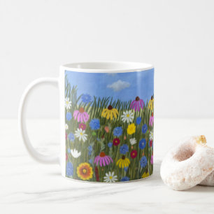 Wildflowers with Daisies Classic Coffee Mug