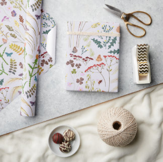 Wildflowers Wrapping Paper