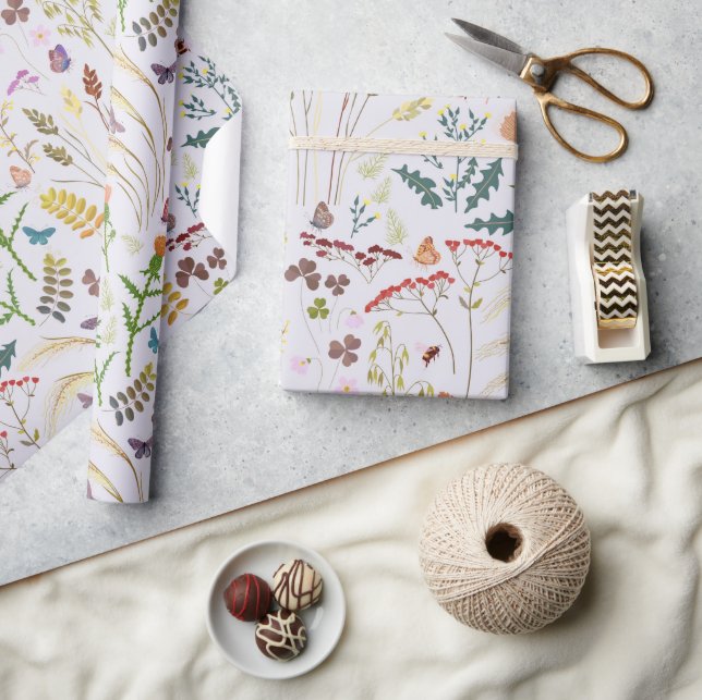 Wildflowers Wrapping Paper (Crafts)