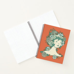 Wildflowers - Zinny - Bullet Journal - Orange
