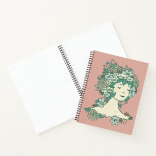 Wildflowers - Zinny - Bullet Journal - Pink