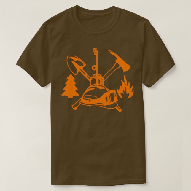WILDLAND FIREFIGHTER 5  T-Shirt (Design Front)