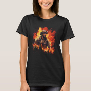 Wildland Firefighter Tshirt Men Forest Fire