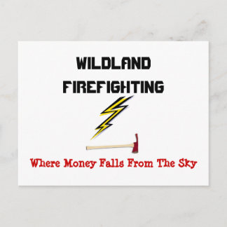 Wildland Firefighting Postcard