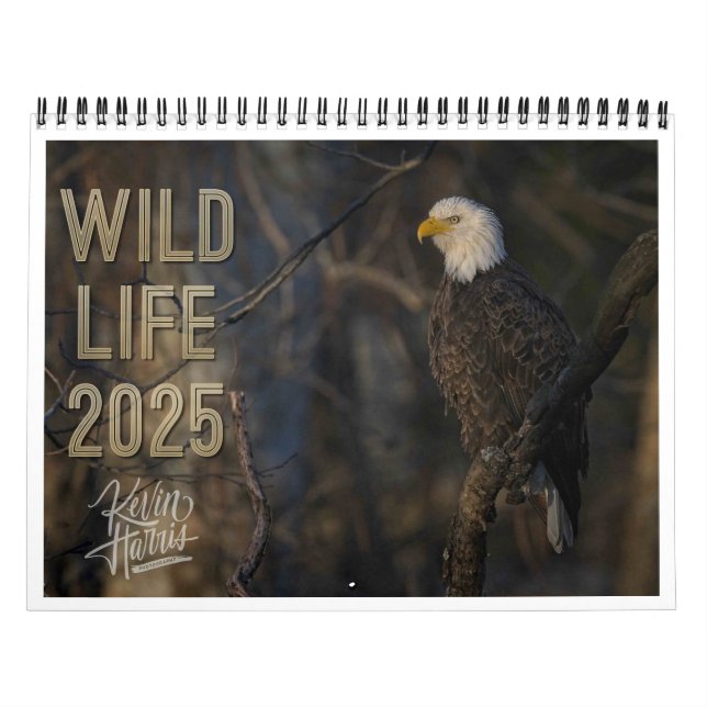 Wildlife 2025 Calendar by Kevin Harris (Cover)