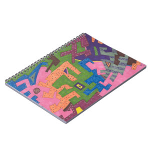 "WildLife" Abstract Art Notebook