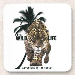 Wildlife, adventures in the forest T-Shirt Button Coaster
