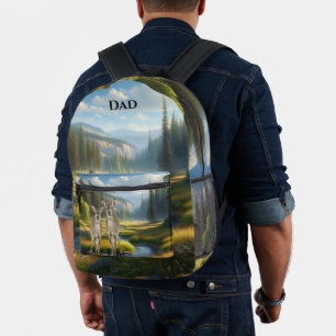 Wildlife and Nature Personalised Printed Backpack