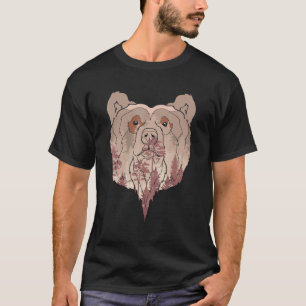 Wildlife Animal Forest Outdoors Nature Brown Bear T-Shirt