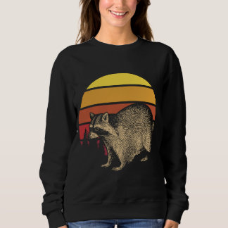 Wildlife Animal Lover Gift Trash Panda Racoon Sweatshirt