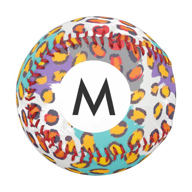 Wildlife animal pattern baseball (Front Left)