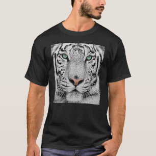 Wildlife Animal Tiger white mountain 6 T-Shirt