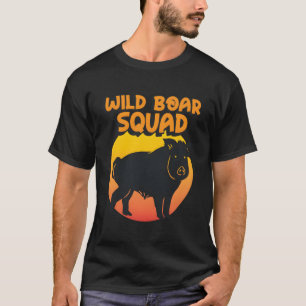 Wildlife Animals Cute Boar Nature Lover T-Shirt