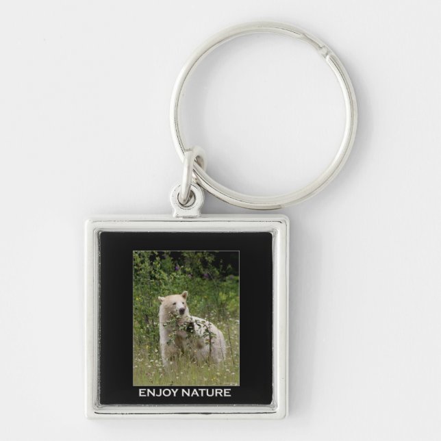 Wildlife Bears Animal-lovers Design Key Ring (Front)