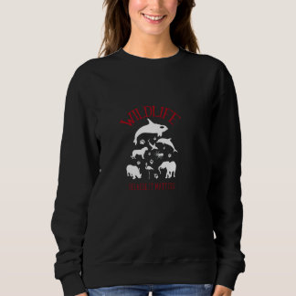 Wildlife Because it matters WhiteSilhouette Shirt