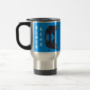 WILDLIFE BLACK BEAR BLACK COFFEE Drinking Mug