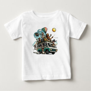 Wildlife Camping Adventures - Funny T-Shirt Design