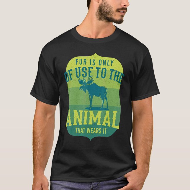 Wildlife Conservation Fur For Animals T-Shirt (Front)