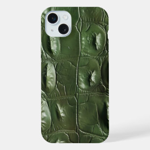 Wildlife Crocodile Skin Pattern iPhone 15 Plus Case