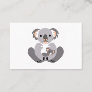 Wildlife - Cuddly KOALA - Australia - Marsupial Business Card