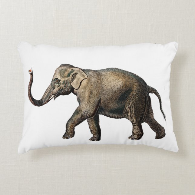 Wildlife Elephant Decorative Cushion (Front)
