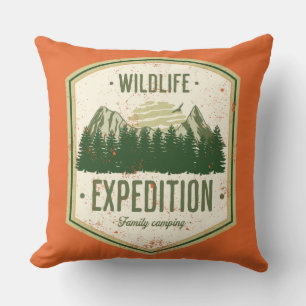 WildLife Expedition Outdoor Summer Vacation Family Cushion