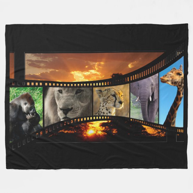 Wildlife Fleece Blanket (Front (Horizontal))