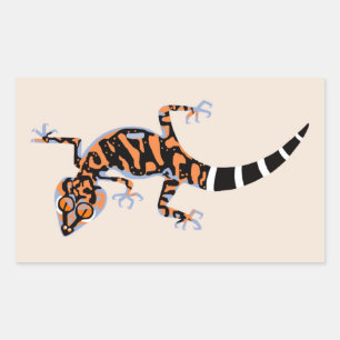 Wildlife - Graphic GECKO - Conservation - Rectangular Sticker