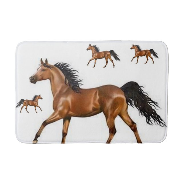 wildlife horse bathmat (Front)