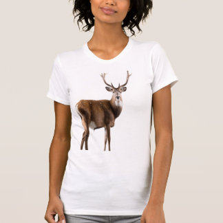 Wildlife Illustration cute Cerf retro Deer Lovers T-Shirt
