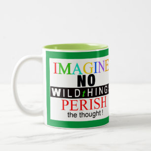 Wildlife - IMAGINE - Save wildlife - Two-Tone Coffee Mug