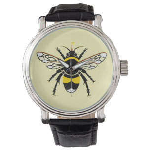 Wildlife - Insect - Bumble BEE - Nature -Yellow  Watch