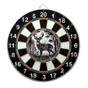 Wildlife-Inspired Hunting Lodge Decor Dartboard